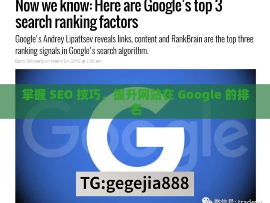 掌握 SEO 技巧，提升网站在 Google 的排名，掌握 SEO 技巧，助力提升 Google 排名