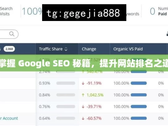 掌握 Google SEO 秘籍，提升网站排名之道，掌握 Google SEO 秘籍提升排名