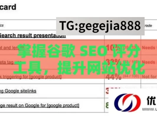 掌握谷歌 SEO 评分工具，提升网站优化效果,谷歌SEO评分工具完全使用指南