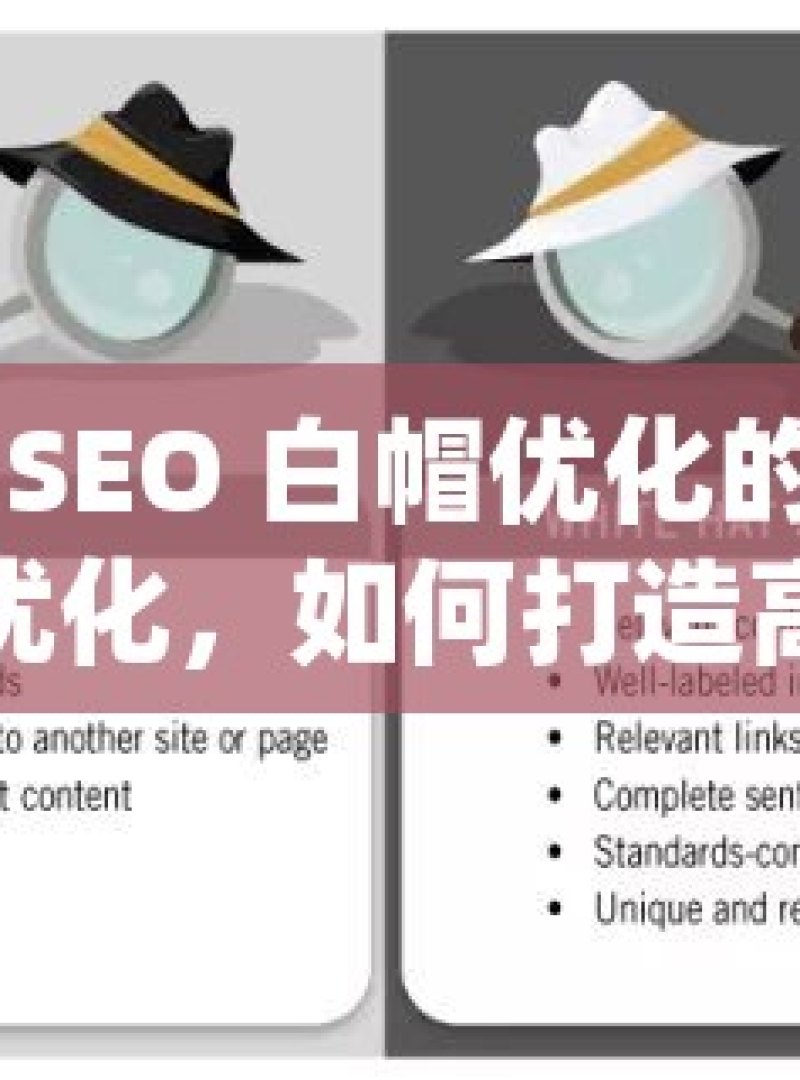 探索谷歌 SEO 白帽优化的秘诀掌握搜索引擎优化，如何打造高效的谷歌蜘蛛池